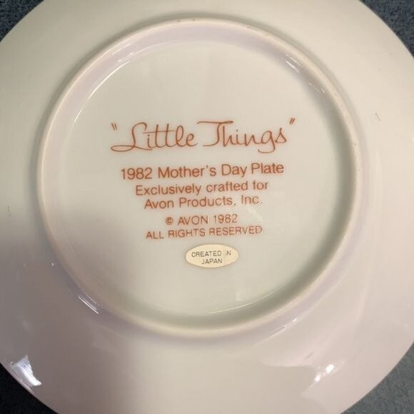 Set Of 5 Avon Mothers Day Collectible Plates By Joan Walsh Anglund 1981-1987 - Picture 7 of 14